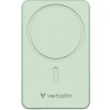 Verbatim, power banka s bezdrôtovým nabíjaním, 5V, nabíjanie telefónu, 32228, 10000mAh, magnetické pripevnenie, Zelená