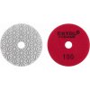 Extol Premium 8803092 | Kotúč diamantový leštiaci na suchý zips, 100 mm, P100, diamant 12%