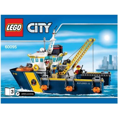LEGO® City 60095 Plavidlo pre hlbinný morský výskum od 313,02 € - Heureka.sk