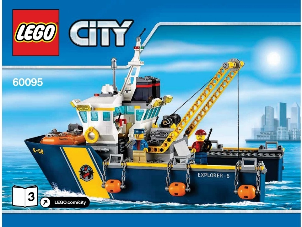 LEGO® City 60095 Plavidlo pre hlbinný morský výskum od 270,78 € - Heureka.sk