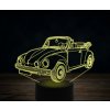 Beling 3D lampa, Volkswagen kever cabrio, 7 farebná VW43