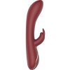Romance Emily - masážny vibrátor na G-bod s klitorálnym stimulátorom (červený)