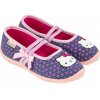 Dievčenské balerínky Leomil, tmavomodré, veľ. 31