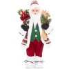 Dekorácia MagicHome Vianoce, Santa s lyžami, 46 cm
