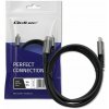 Qoltec Ultrarychlý kabel USB4 | USB-C PD 240W | Thunderbolt 3/4 | 4K | 40 Gb/s | 1 m | Černý
