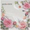 TL127700 SERVÍTKY 33x33 cm/20ks/3vrst ruža