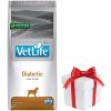 Farmina Vet Life dog Diabetic 12 kg + prekvapenie pre psa ZDARMA!