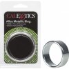 Kovový erekčný krúžok CalExotics Alloy Metallic Ring Large, široký krúžok na penis