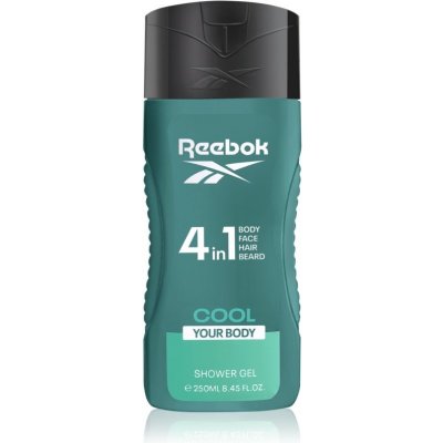 Reebok Cool Your Body osviežujúci sprchový gél 4 v 1 pre mužov 250 ml