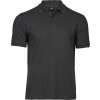 TEE JAYS STRECH DELUX TJ1405 / Pánska strečová polokošeľa - dark grey XXL