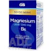 GS Magnesium citrát 1340 mg + B6 tbl 50+50 (100 ks)