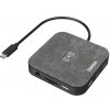 Hama USB-C hub Connect2QiCharge, bezdrôtové nabíjanie, 12 pripojení 84718000