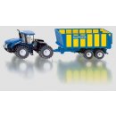 Siku Farmer Traktor New Holland s prívesom Joskin 1:50