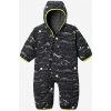 Detská kombinéza Columbia Powder Lite Reversible Bunting - shark/city grey/black hyper