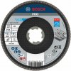 BOSCH Lamelový brúsny kotúč PRO X571, zalomený, 125 mm, G40, X-Lock 2608619201