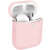 AlzaGuard Skinny Silicone Case na Airpods 1. a 2. generácie, ružové AGD-ACSS1P