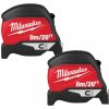 Sada 2ks zvinovací meter Milwaukee MAGNETIC (GEN4) 8M/26FT-30, dĺžka 8 metrov, magnetický, 4932502026