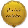 Godan Fóliový balón s textom Zlatý kruh 45 cm