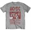 AC/DC Tričko Highway to Hell World Tour 1979/1980 Unisex Grey M