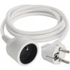 EMOS Predlžovací kábel s 1 zásuvkou 1 mm² SHARP 1,5 m biely