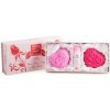 Rose of Bulgaria Darčekový set 2x mydlo a balzam na pery Rose Luxurious of Bulgaria tuhá