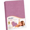 Bellatex froté plachta tmavo fialová 180x200