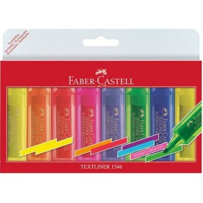 Zvýrazňovač Faber-Castell Textliner1546 / sada 8ks