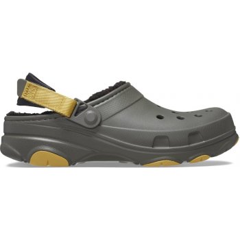 Crocs Nazouváky zimní All Terrain Lined Clog Dusty Olive