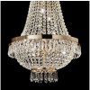 Ideal Lux Ideal Lux - LED Krištáľový luster na reťazi CAESAR 12xG9/3W/230V pr. 55 cm zlatá ID114743 + záruka 3 roky zadarmo