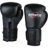Tréningové boxerské rukavice Fitforce PATROL čierna,biela,červená