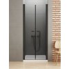 New Trendy New Soleo Black sprchové dvere 110 cm výklopné čierna matná/priehľadné sklo D-0217A