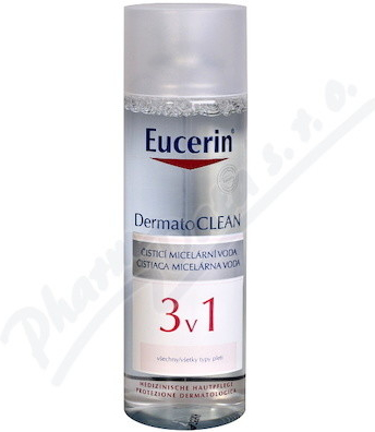 Eucerin čistiace micelárna voda 3 v 1 DermatoCLEAN 200 ml od 9,72 € -  Heureka.sk