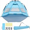 Plážový Stan pre 4 osoby, Rýchlorozkladací a Prenosný, Ochrana pred Slnkom