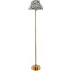 | Endon 114778 - LED Stm. nabíjacia stojacia lampa BURLEY LED/1,5W/5V mosadz/modrá | 114778