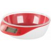 Verk 07241 Digitálna kuchynská váha s miskou 5 kg, červená
