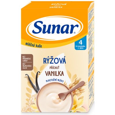 Sunar Vanilková mliečna ryžová kaša (210 g)