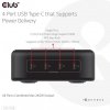 Club 3D Cestovní nabíječka 240W GaN technologie, 4xUSB-C, PPS + PD 3.1 Support