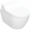 Geberit Tuma Comfort Sprchovací WC závěsné, KeraTect/kryt bílé sklo 146.290.SI.1