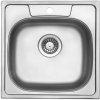 StrongSinks S1 Eko Drez nerez satén 488x488, horná montáž