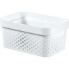 CURVER Úložný box INFINITY 4,5 l recyklovaný plast bílý