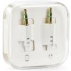 Kábel Cable Aux Jack 3,5 mm (Male) to Jack 3,5 mm (Male) Box 1 M White