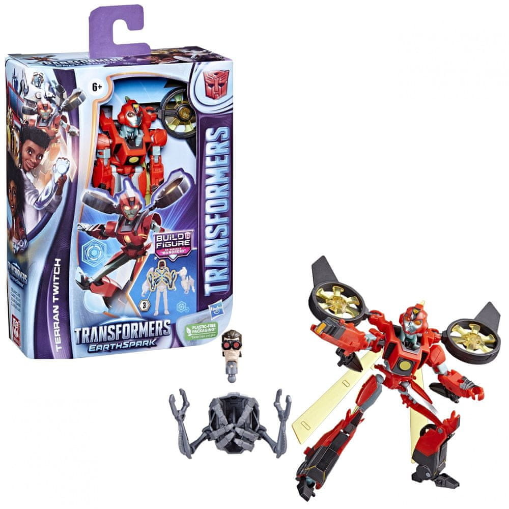 Hasbro Transformers Earthspark Terran Deluxe Figurka Shockwave