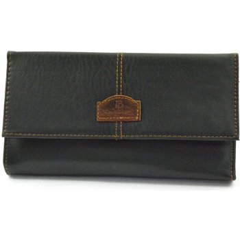 Čašnícka peňaženka štepovaná čierna
