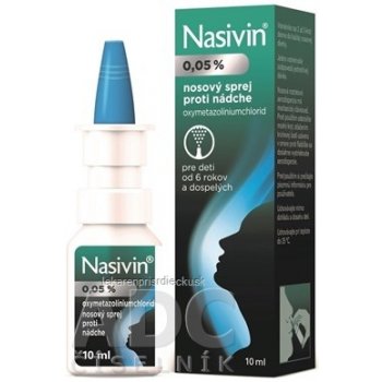 Nasivin 0,05% int.nas.1 x 10 ml