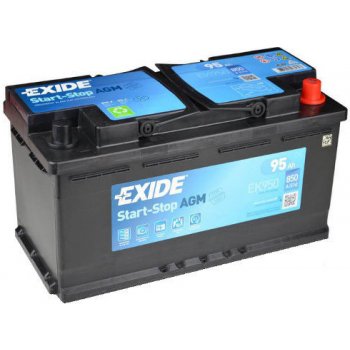 Exide Micro-hybrid AGM 12V 95Ah 850A EK950