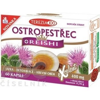 Terezia Company Ostropestrec + Reishi 60 kapsúl