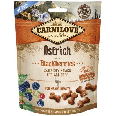 CARNILOVE Dog Crunchy Snack Ostrich&Blackberries 200 g