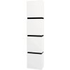 Vysoká skrinka do kúpeľne Devo Viva 2.0 ľavá biela matná 40 x 170 x 26 cm VV2-S4DL40x26-F83