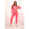 Kesi Dámsky set Emira - mikina + top + tepláky - výpredaj Farba: Ružová, Veľkosť: UNI