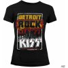 Tričko metal HYBRIS Kiss Detroit Rock City Čierna